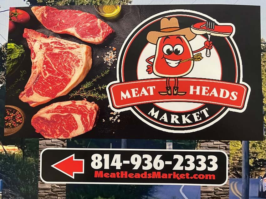 Meatheads Billboard Brookville, PA